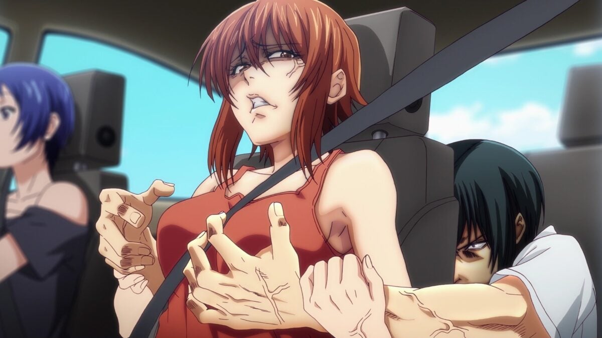 Grand Blue S2 Episode 7 Chisa Grips Iori's Arms