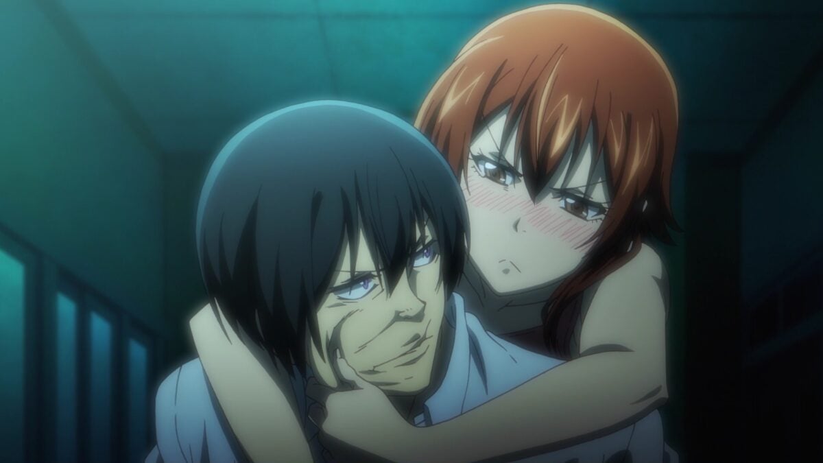 Grand Blue S2 Episode 7 Chisa Pinches Iori's Cheek