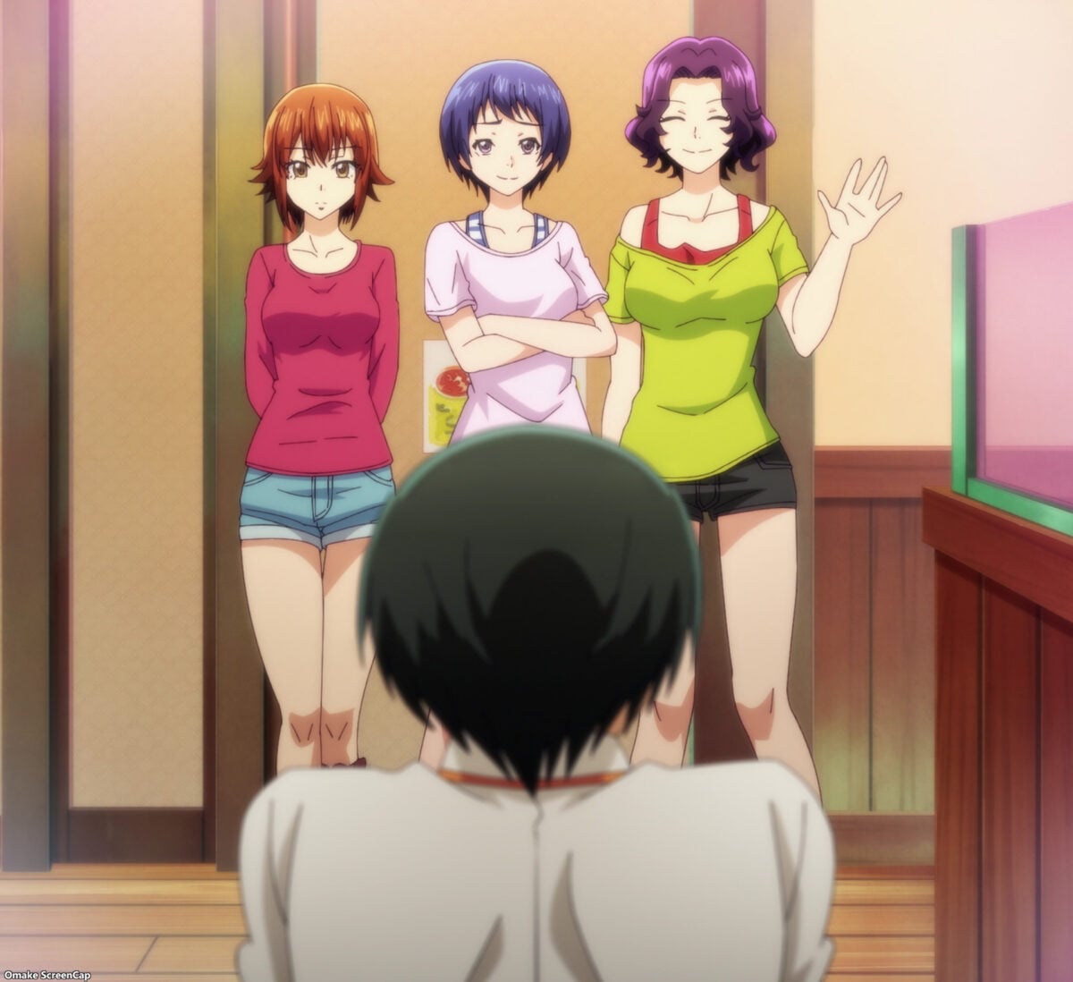 Grand Blue S2 Episode 8 Aina Azusa Nanaka Visit Iori's Work