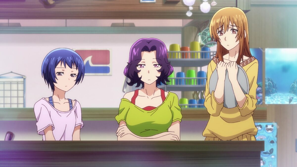 Grand Blue S2 Episode 8 Aina Azusa Nanaka Worry