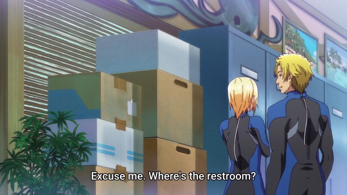 Grand Blue S2 Episode 8 Naomi Asks About Restroom