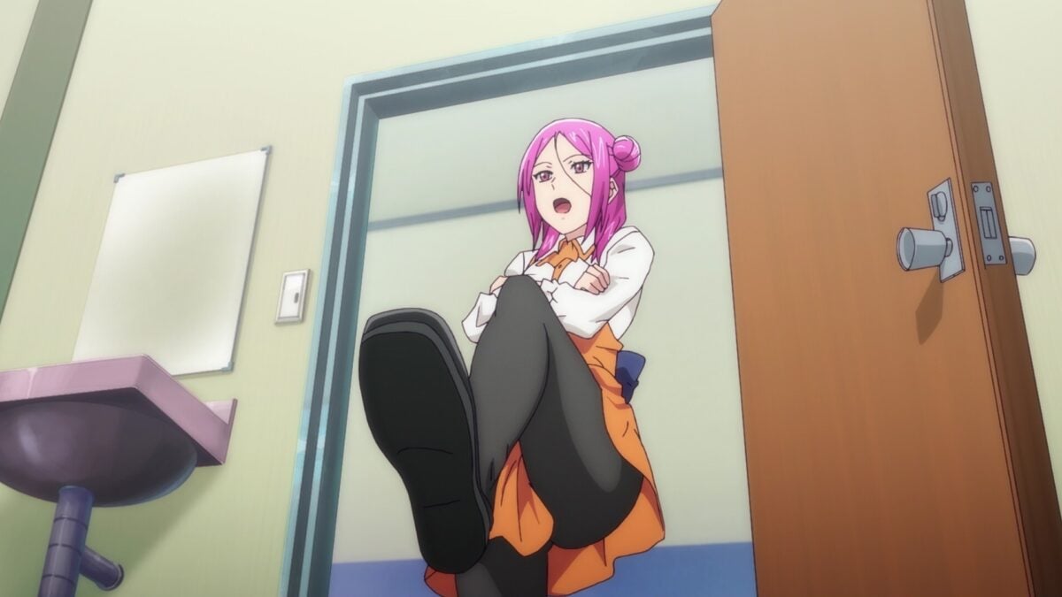 Grand Blue S2 Episode 8 Sakurako Kicks Open Door