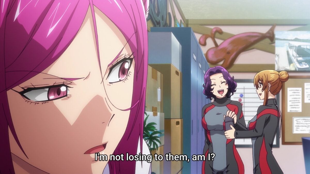 Grand Blue S2 Episode 8 Sakurako Losing To Azusa Nanaka