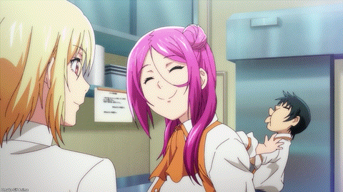 Grand Blue S2 Episode 8 Sakurako Pushes Iori Into Refrigerator