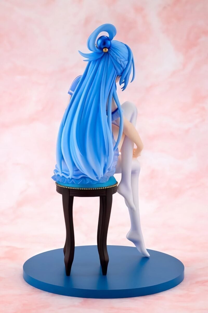 KD Colle Konosuba Negligee Figure Set Aqua Back View
