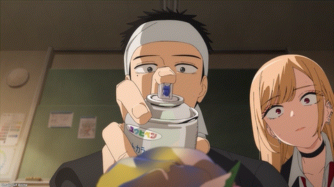 My Dress Up Darling S2 Episode 18 Gojou Spray Paints White Rose