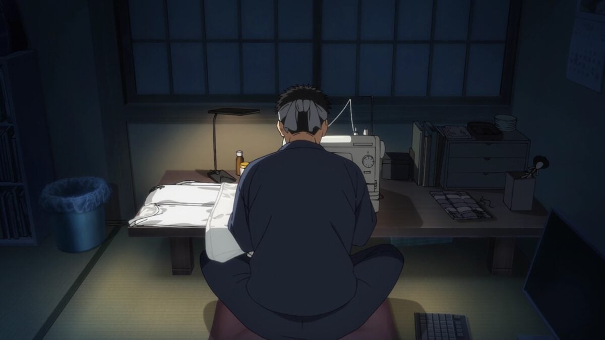 My Dress Up Darling S2 Episode 18 Gojou Works At Desk