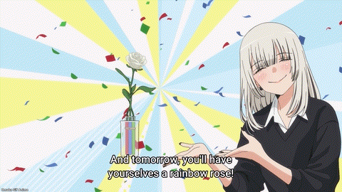 My Dress Up Darling S2 Episode 18 Seira Shows Rainbow Rose Soaking