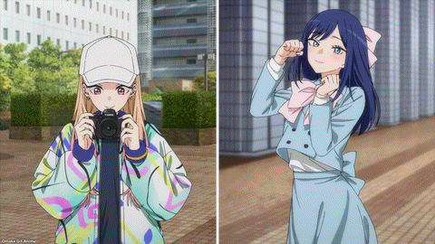 My Dress Up Darling S2 Episode 20 Amane As Hokuto Chan Poses For Photogs