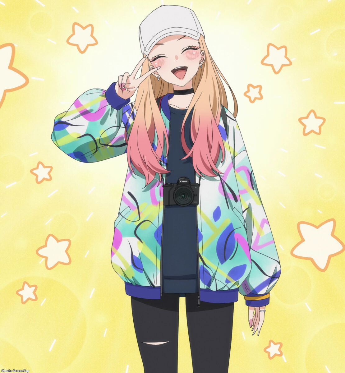 My Dress Up Darling S2 Episode 20 Marin Peace Sign