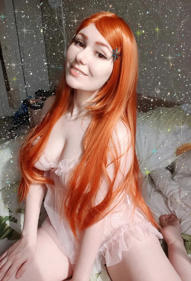 Aerocat's Orihime in lingerie