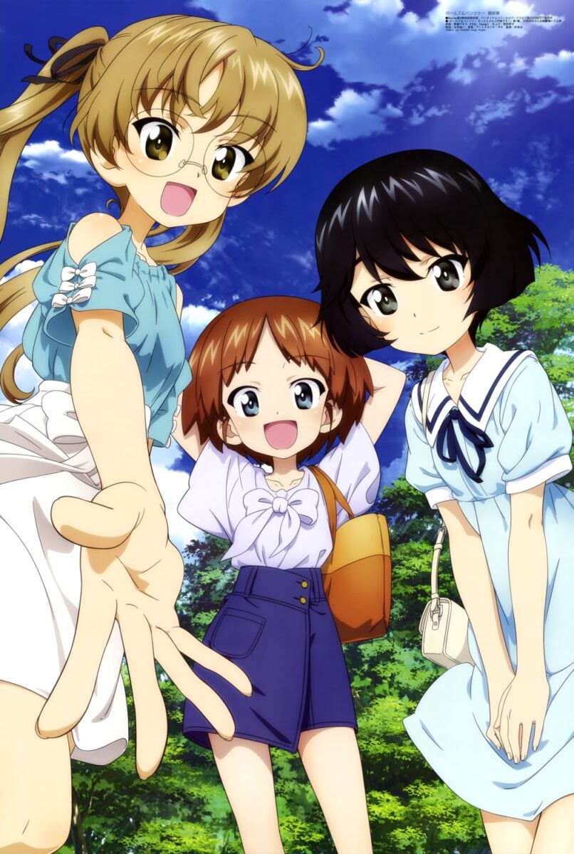 Girls Und Panzer large poster Megami Magazine September 2025
