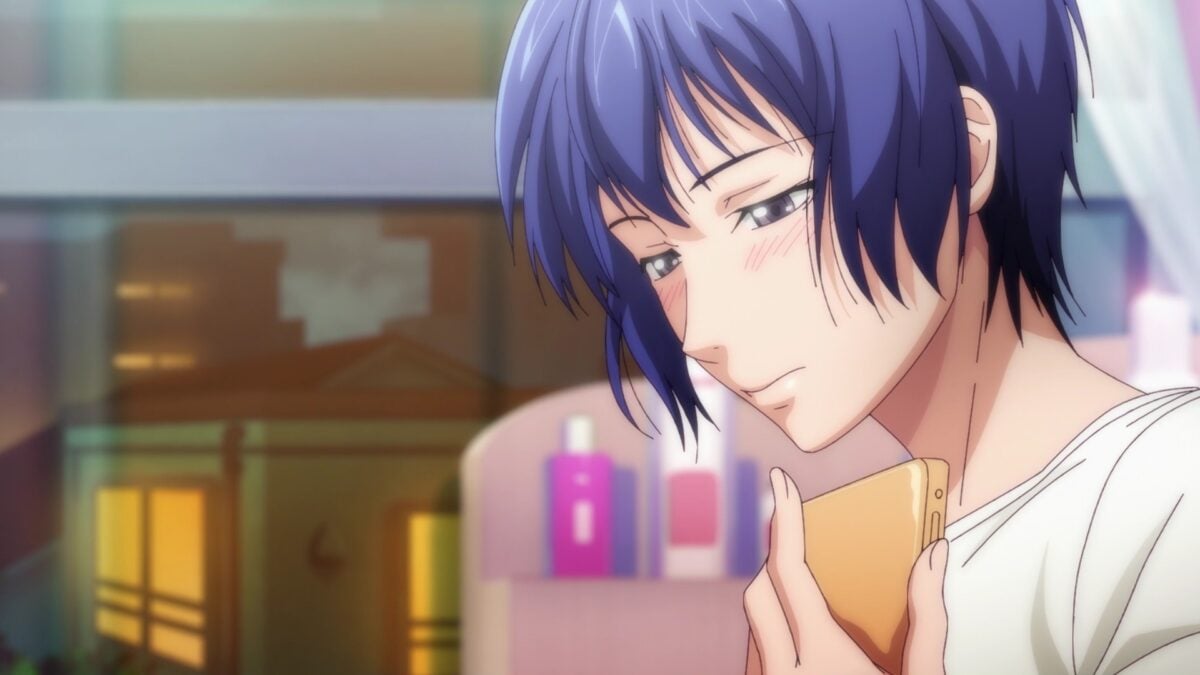 Grand Blue S2 Episode 10 Aina Sends Text