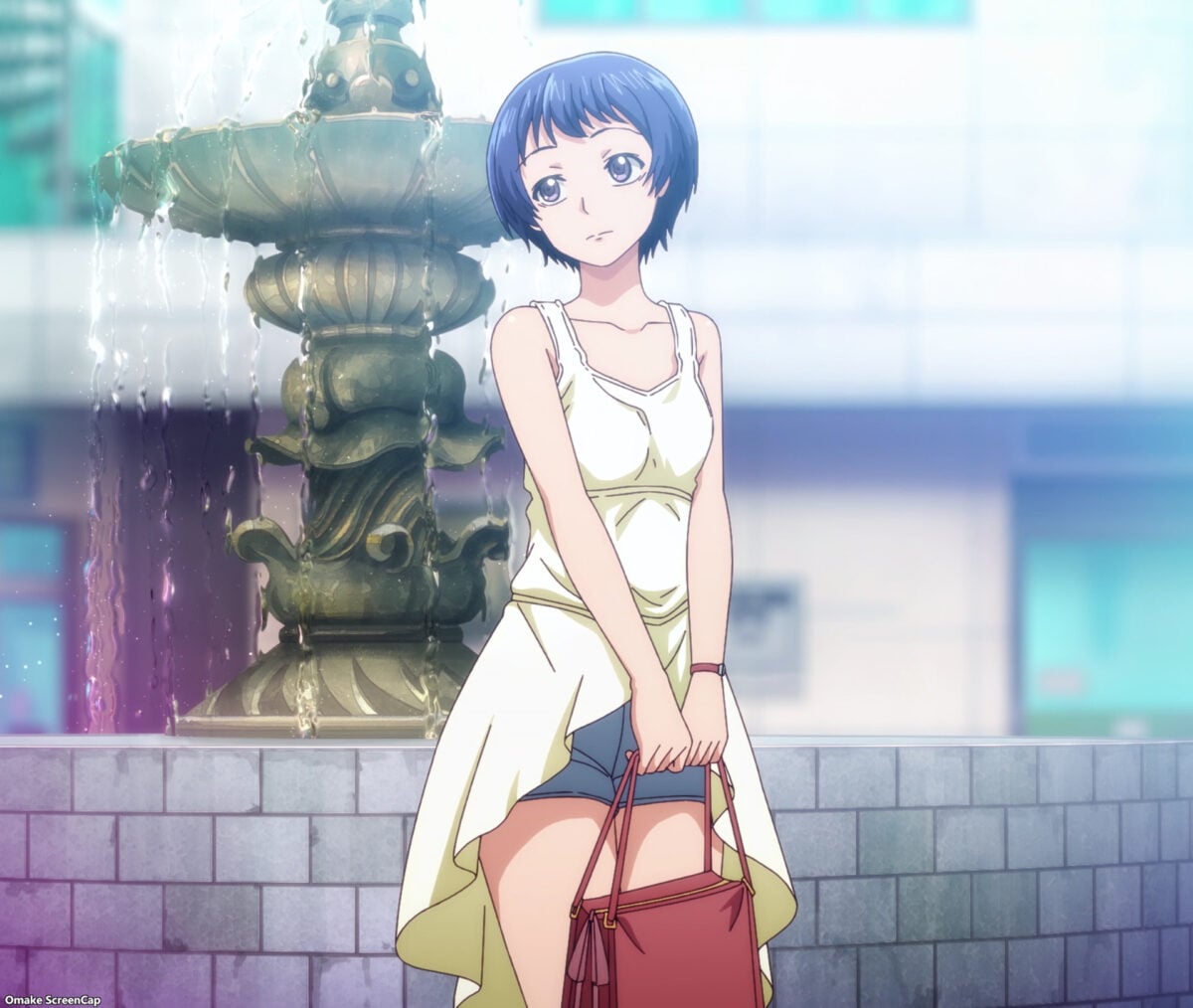 Grand Blue S2 Episode 10 Aina Waits At Fountain