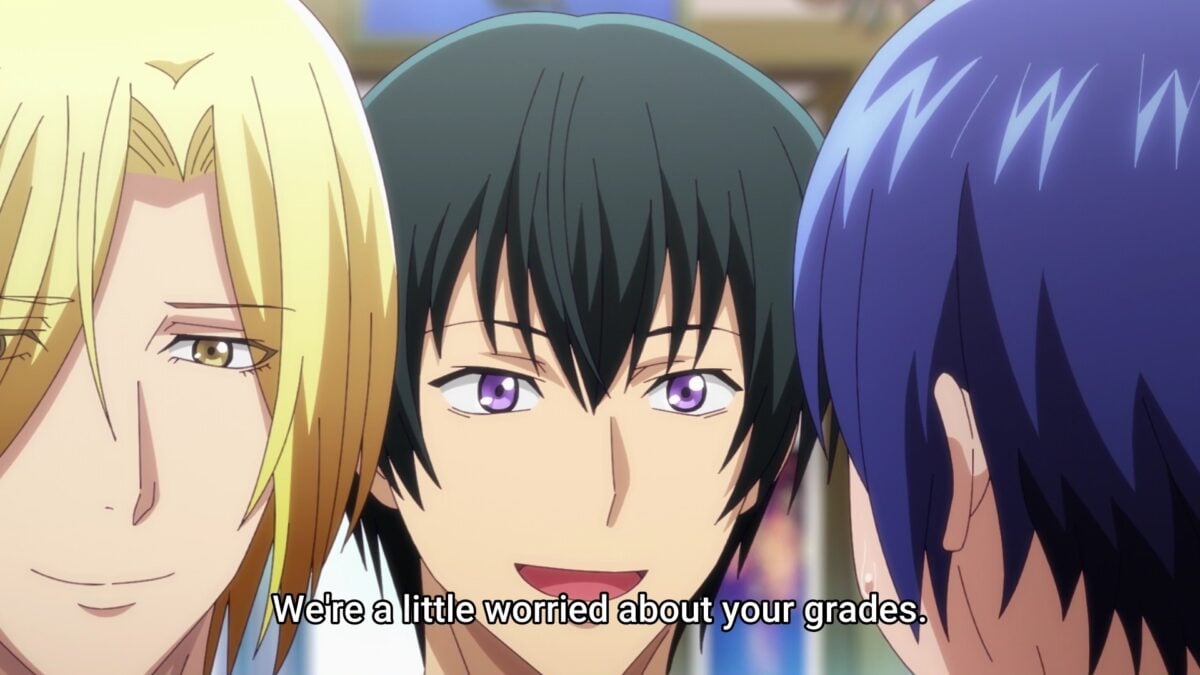 Grand Blue S2 Episode 10 Iori Kouhei Worried About Aina's Grades