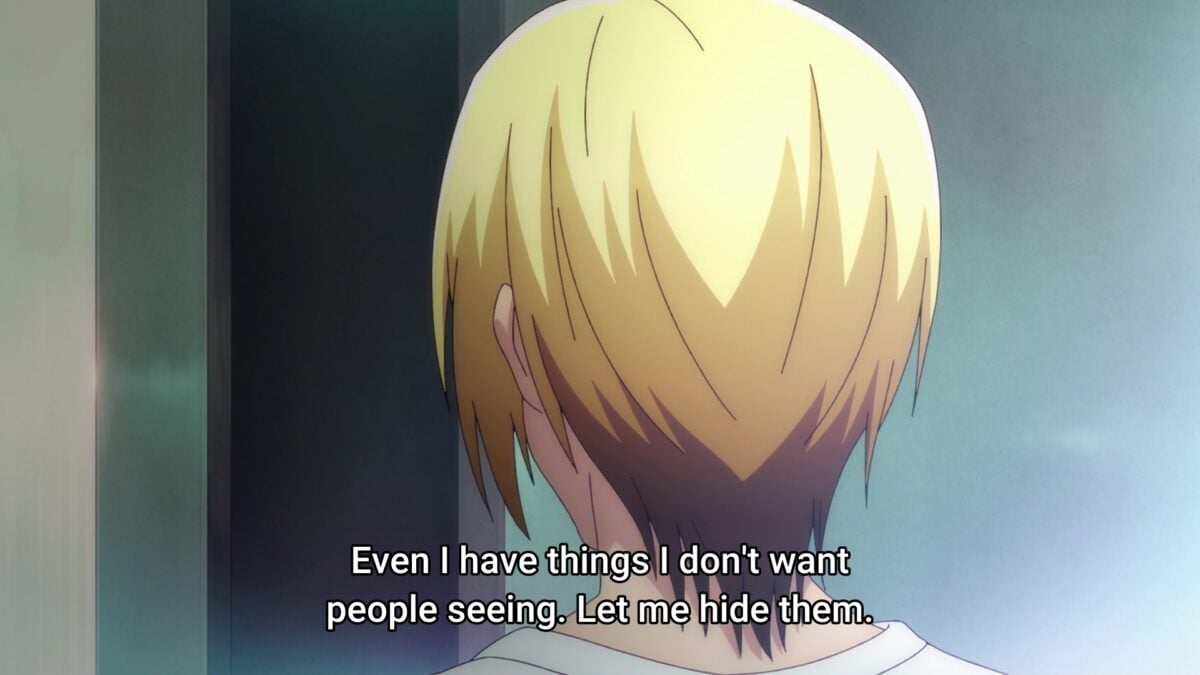 Grand Blue S2 Episode 10 Kouhei Hides Things