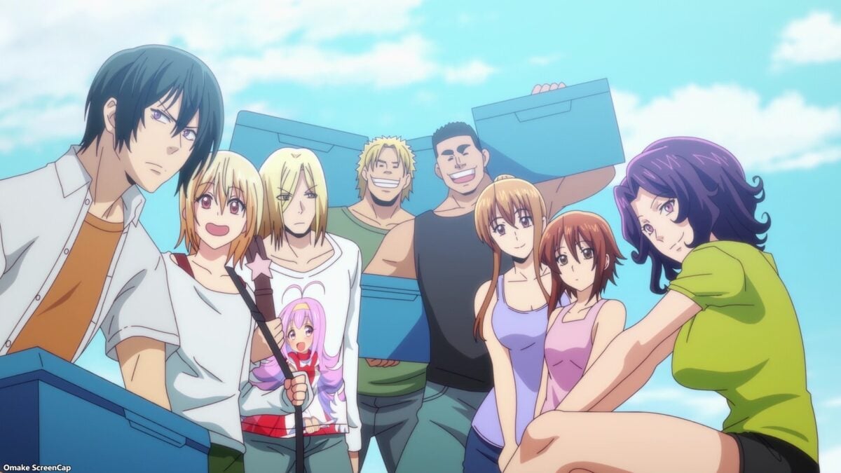Grand Blue S2 Episode 11 Beach Camping Crew