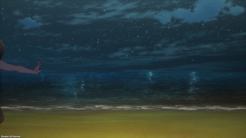 Grand Blue S2 Episode 11 Chisa Falls Into Ocean Waves