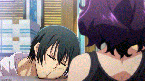 Grand Blue S2 Episode 9 Azusa Matches Iori's Cheek To Table