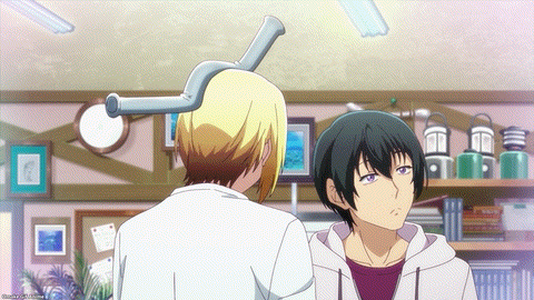 Grand Blue S2 Episode 9 Azusa Pokes Kouhei's Pipe