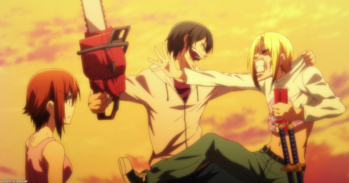Grand Blue S2 Episode 9 Iori Takes Kouhei's Chainsaw