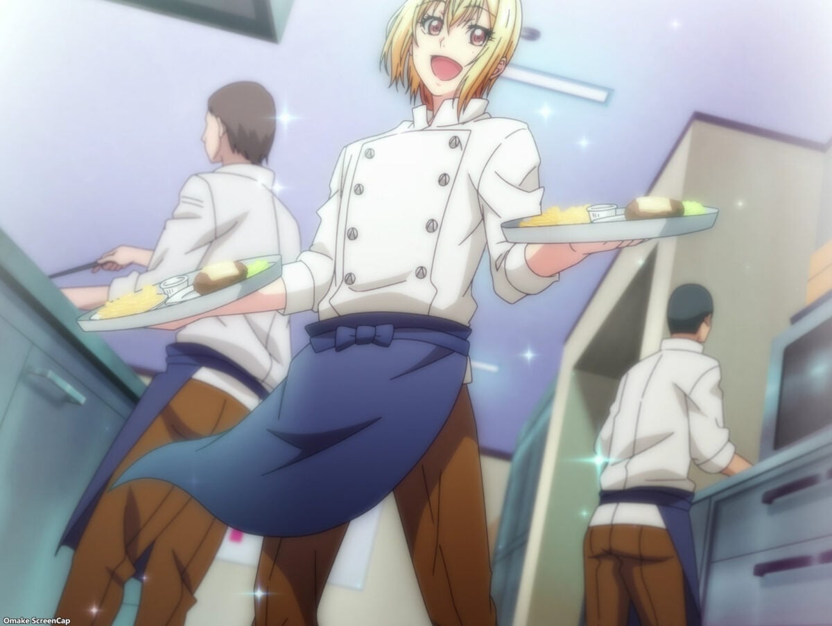 Grand Blue S2 Episode 9 Naomi Cooks In Kitchen