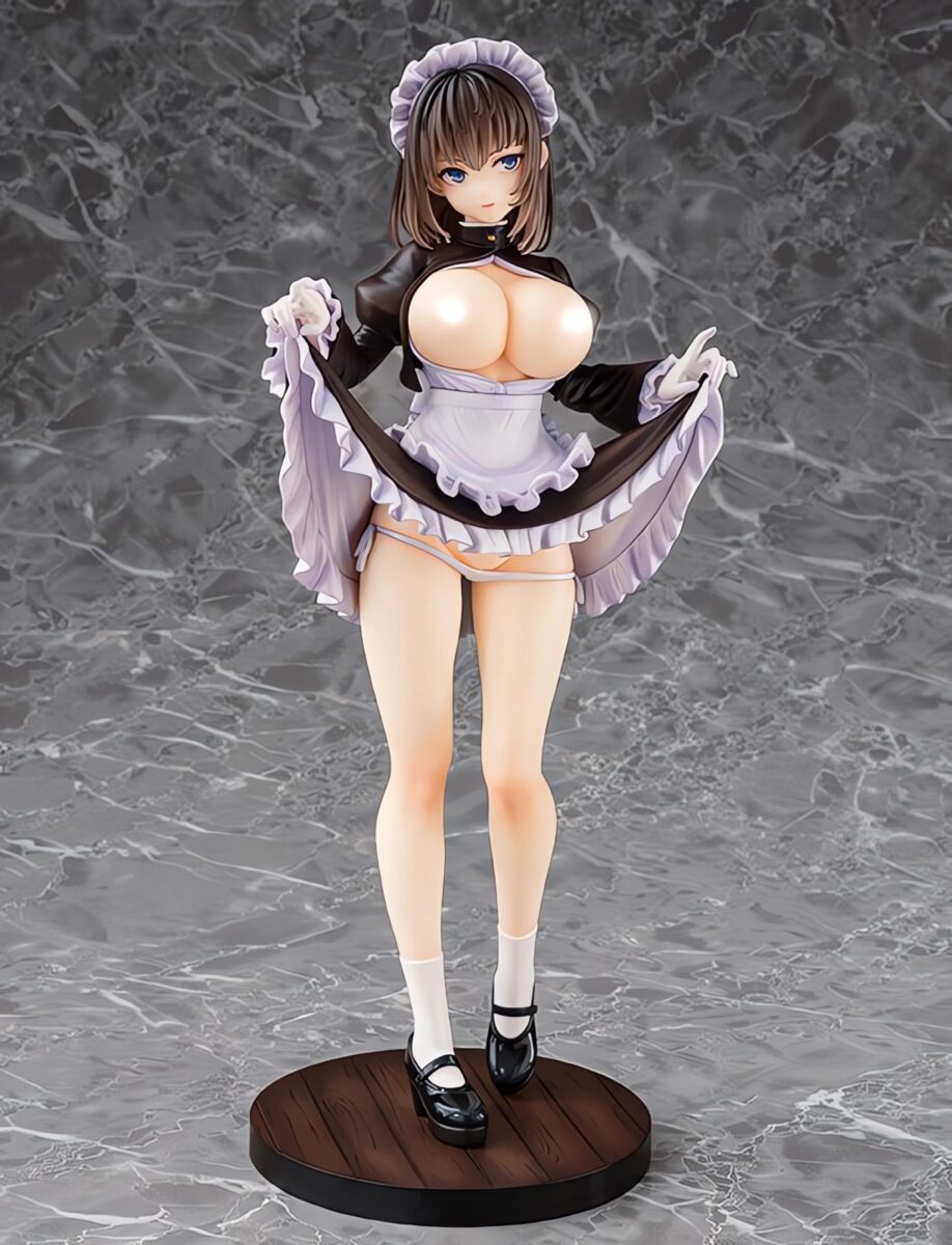 Rocket Boy Maid Education Tsubaki Rurikawa 16 Figure Front Bare Chest View