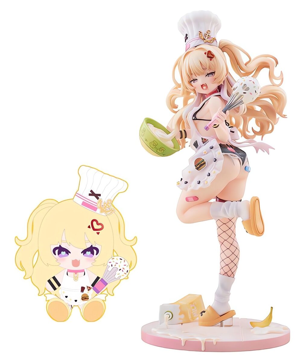 Solarian Azur Lane Bache Figure And Plushie Set