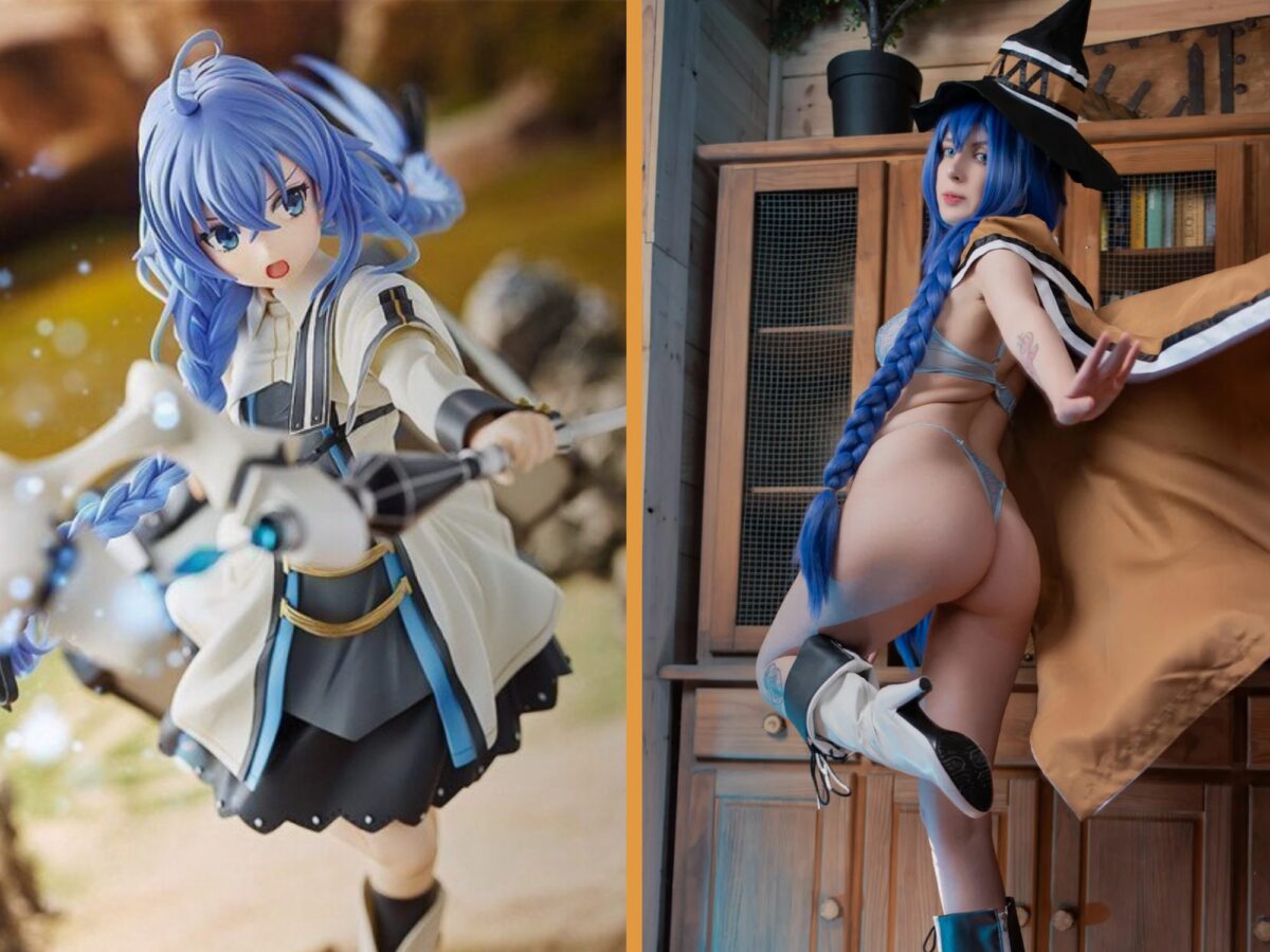 Roxy Migurdia 1/7 Figure vs Kerocchi Cosplay