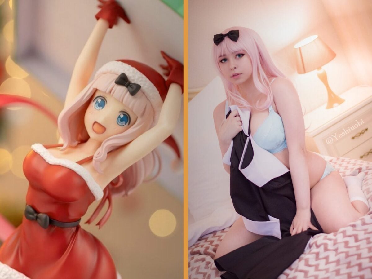 Chika Fujiwara 1/7 Christmas Present Ver. vs Yoshinobi Cosplay