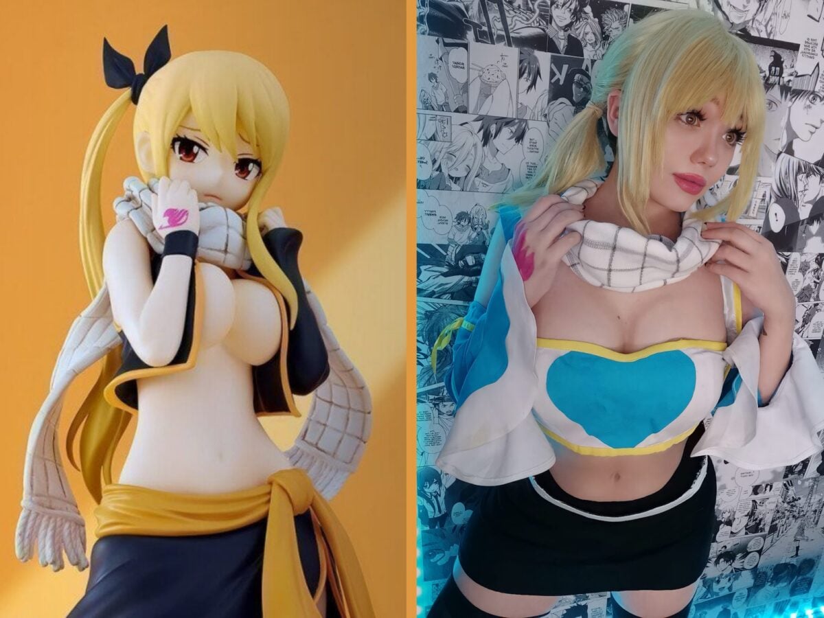 Lucy Heartfilia POP UP PARADE Natsu Costume Ver. vs Nashi Naruse Cosplay