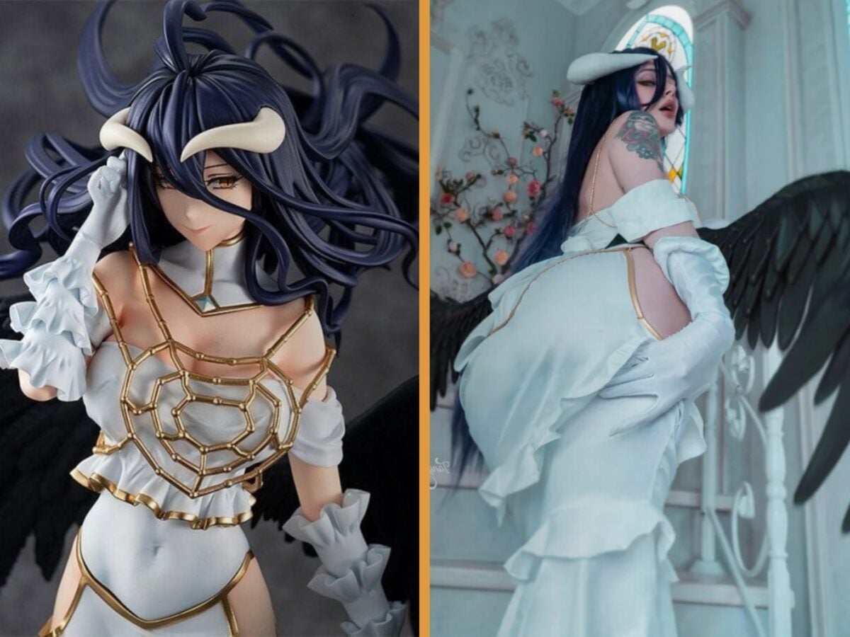 Albedo 1/7 KDcolle Figure Wing Ver. vs Tanya Bayer Cosplay