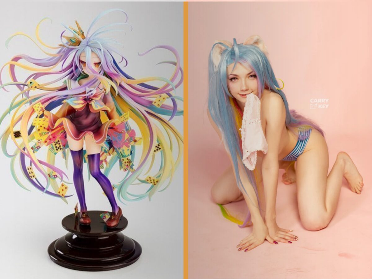Shiro 1/7 Figure (No Game No Life) vs Carry Key Cosplay