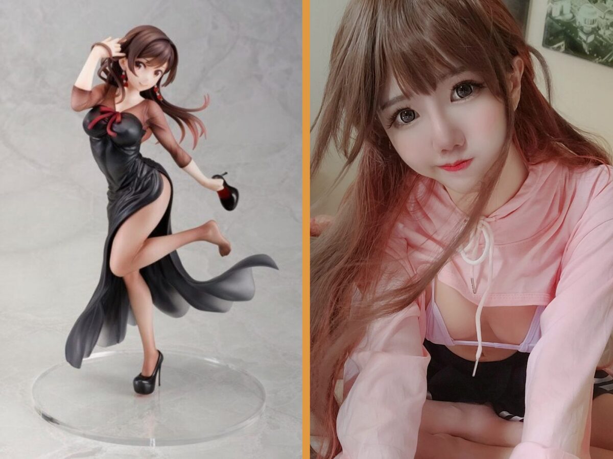 Chizuru Mizuhara 1/7 CAworks Figure Party Dress Ver. vs Sally Dorasnow Cosplay