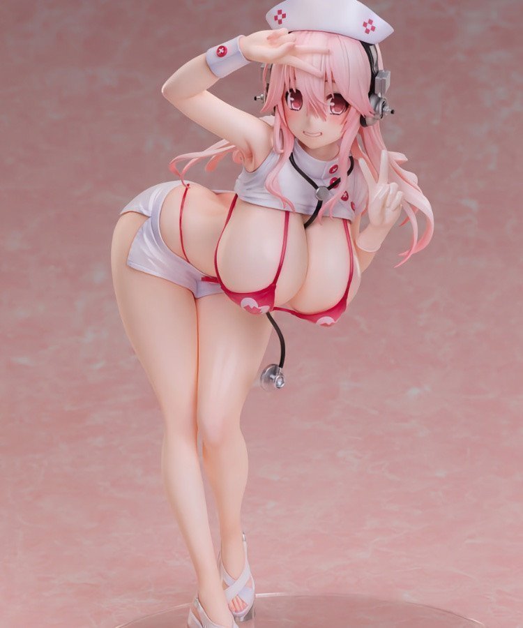 Union Creative Super Sonico Nurse Bikini 17 Figure Front View