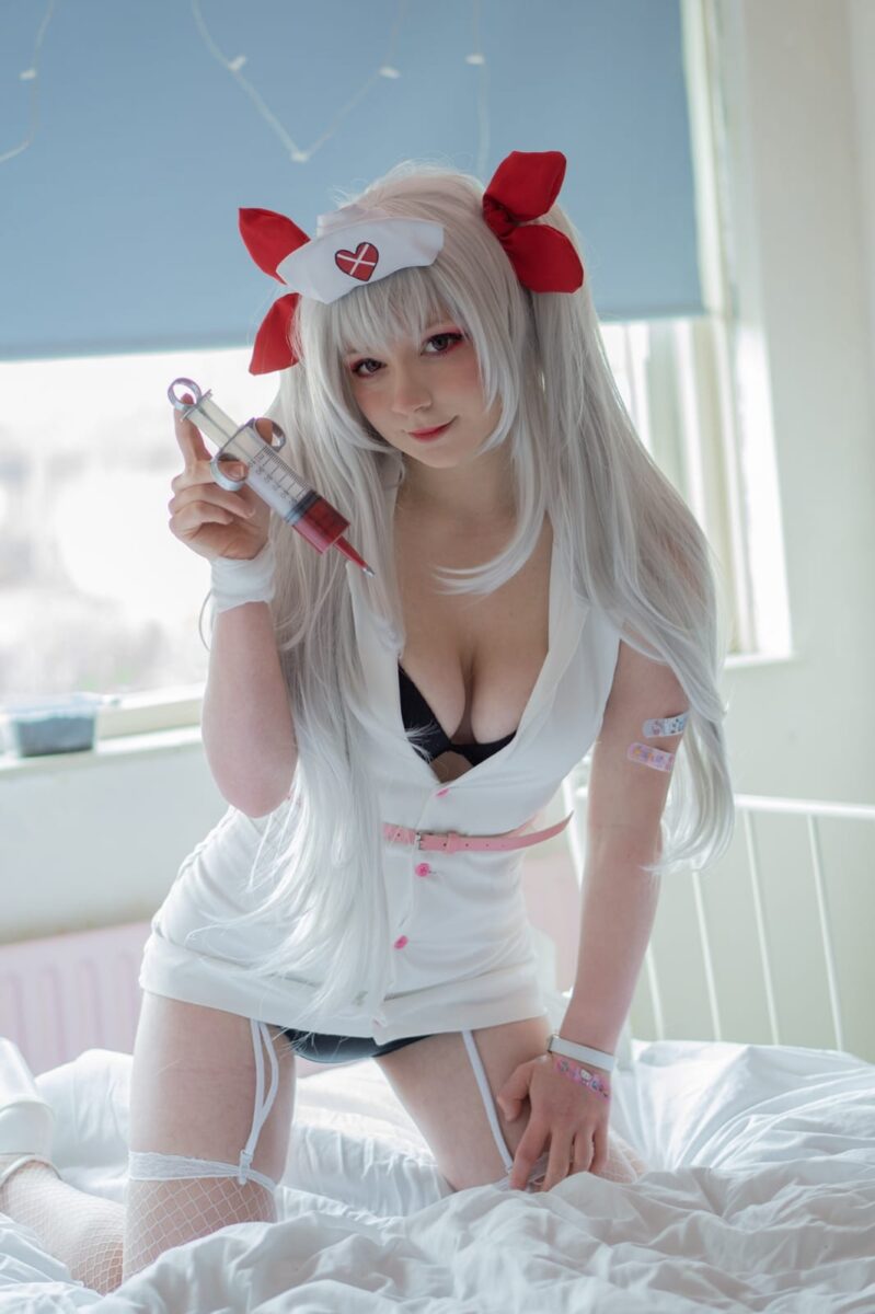 An original nurse cosplay from Bishi_0 that's more sexy than scary!