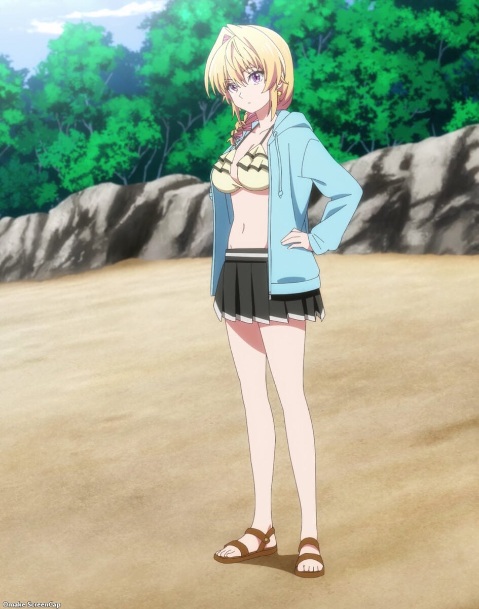 Bukiyou Na Senpai Episode 4 Azusa Wears Swimsuit