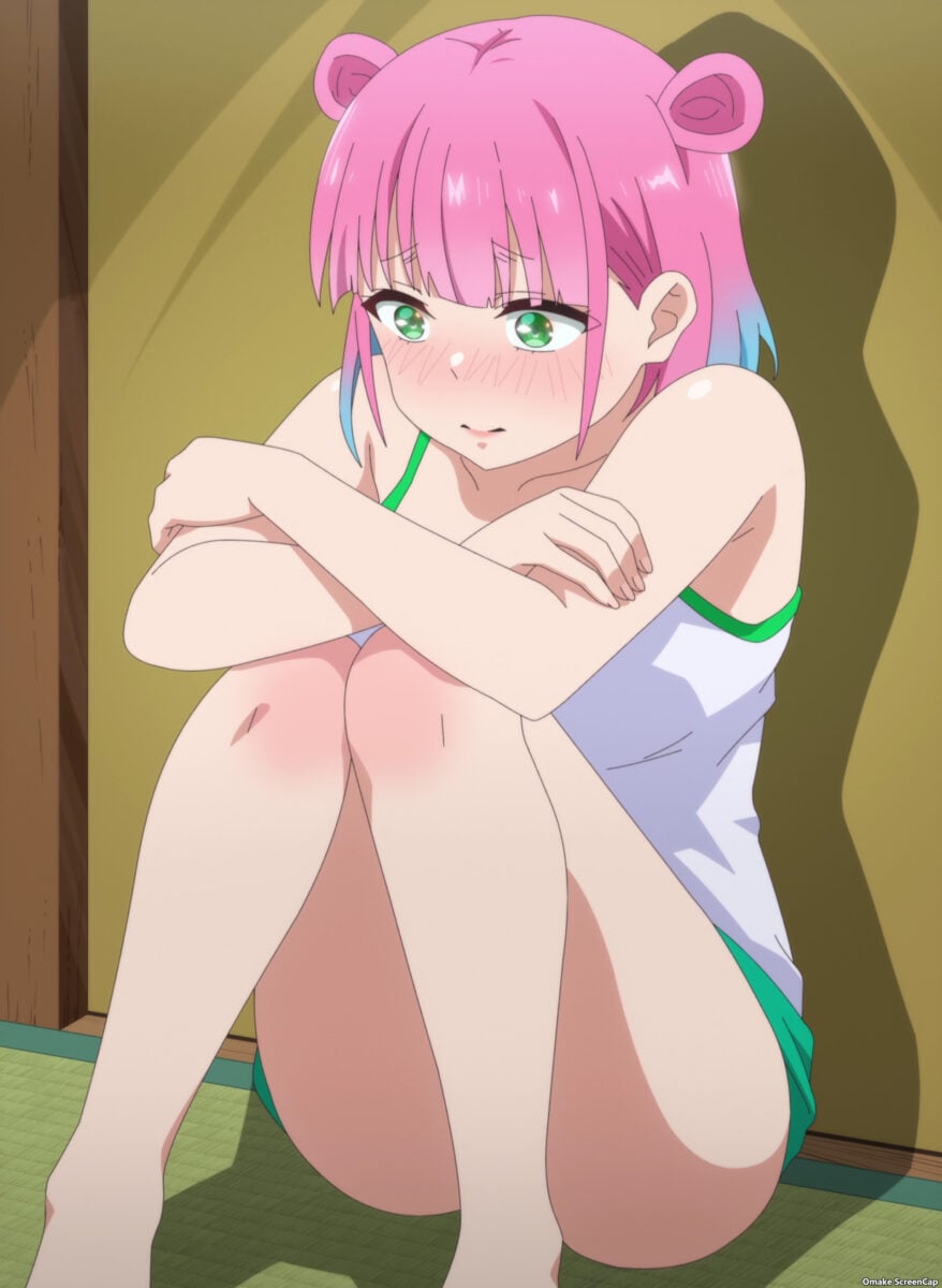 Sawaranaide Kotesashi Kun Episode 7 Chiyo Hugs Knees