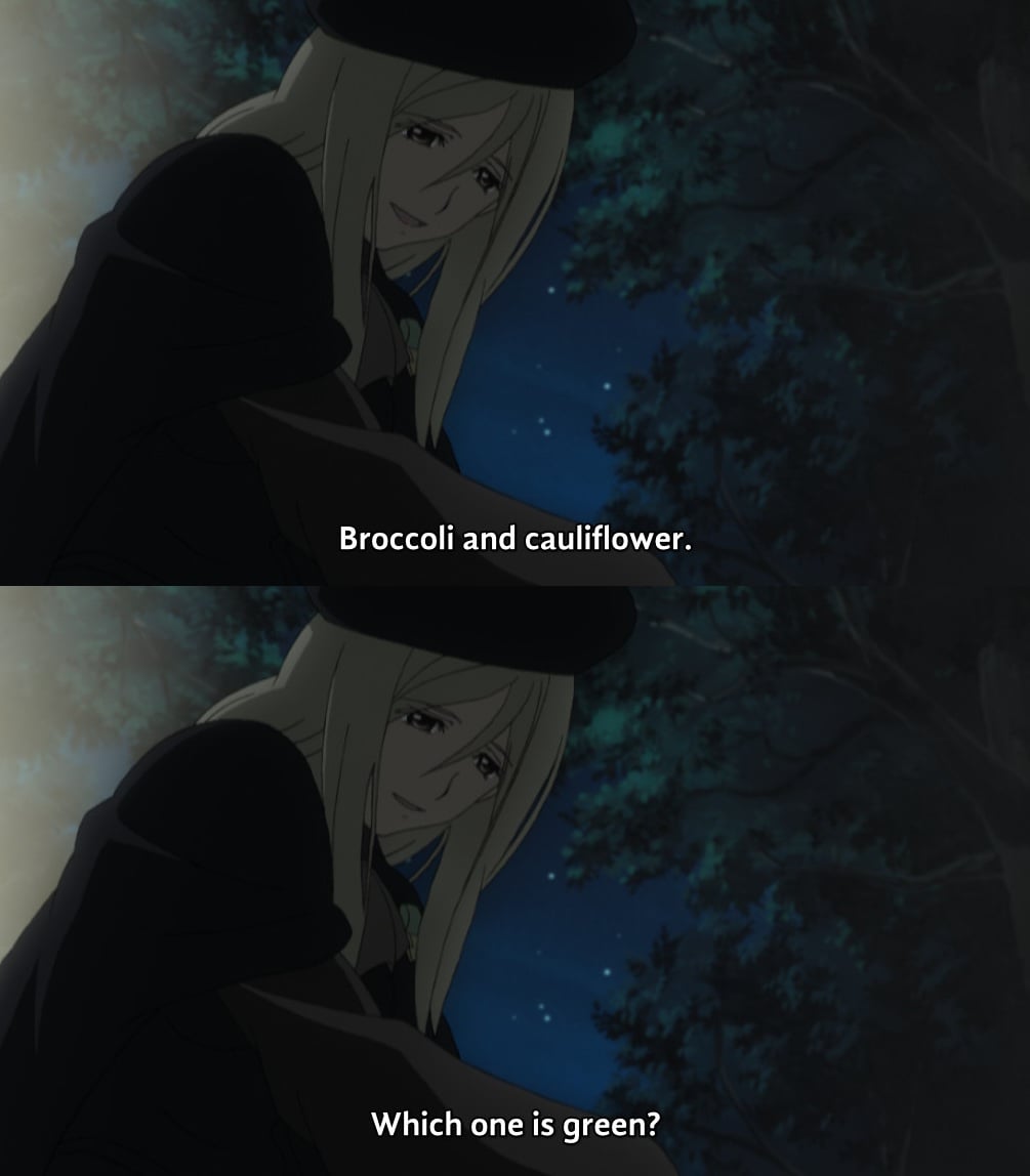 Broccoli And Cauliflower, Which One Is Green? anime life lessons