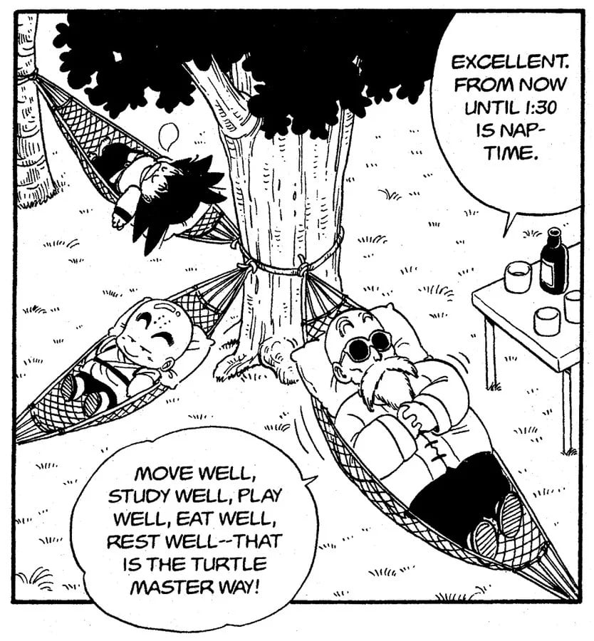 Move Well Study Well Play Well Eat Well Dragon Ball Meme