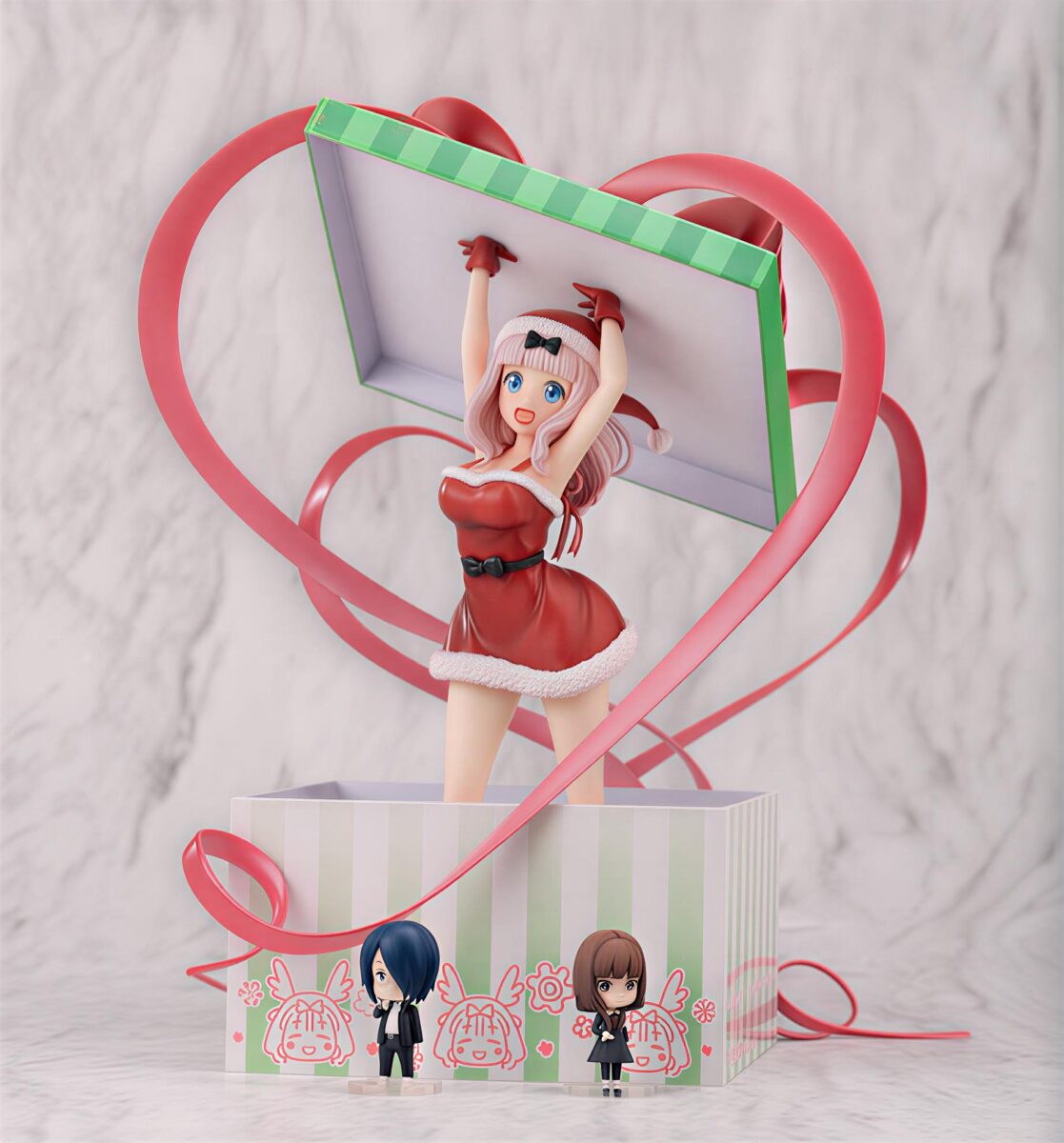 BeBox Love Is War Chika Fujiwara Christmas Figure Front View