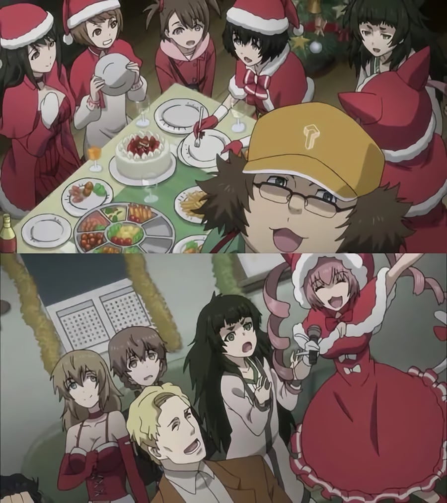 Steins Gate 0 Christmas Party Virtual Everyone Invited V0 Wy7argrfm28a1