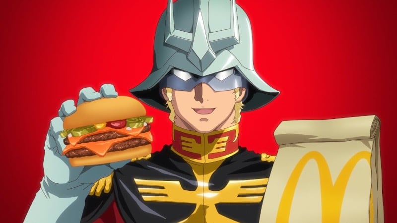 Gundams Char Aznable In McDonalds Japan