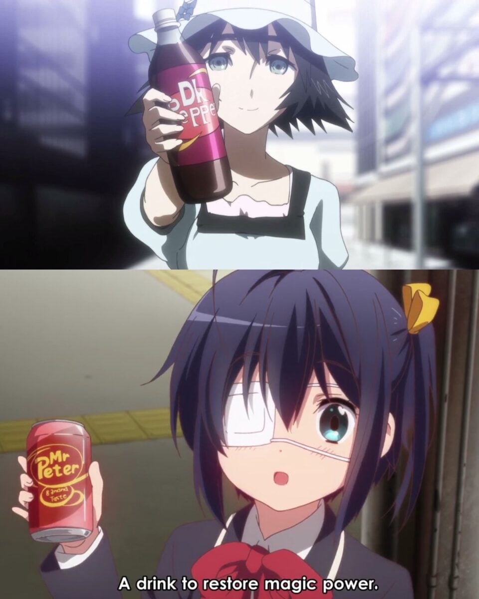 Fake Anime Brands Dr. Pepper