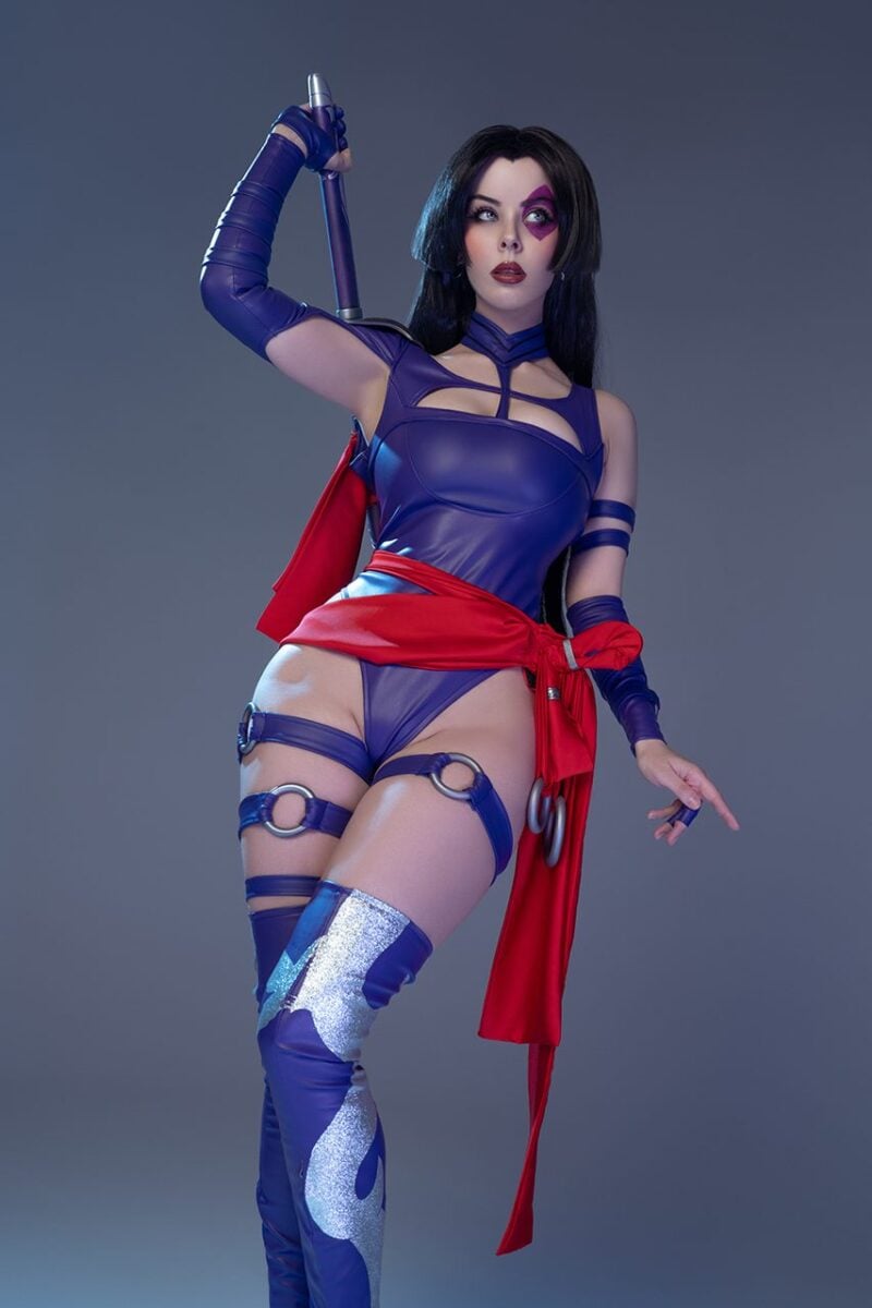 Disharmonica Psylocke Cosplay 1