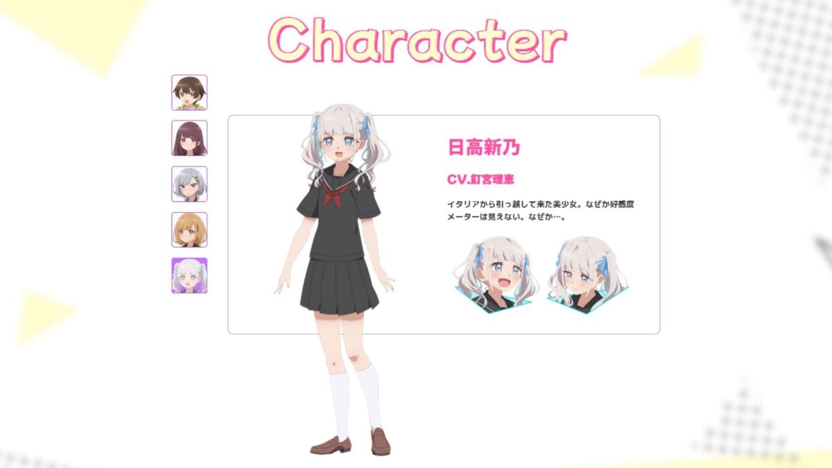 Marika’s Love Meter Malfunction Niino Character Sheet