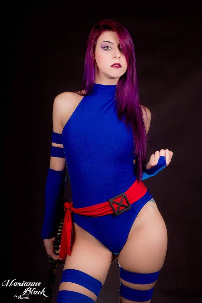 Psylocke Cosplay By Marianne Black And Azaak 2