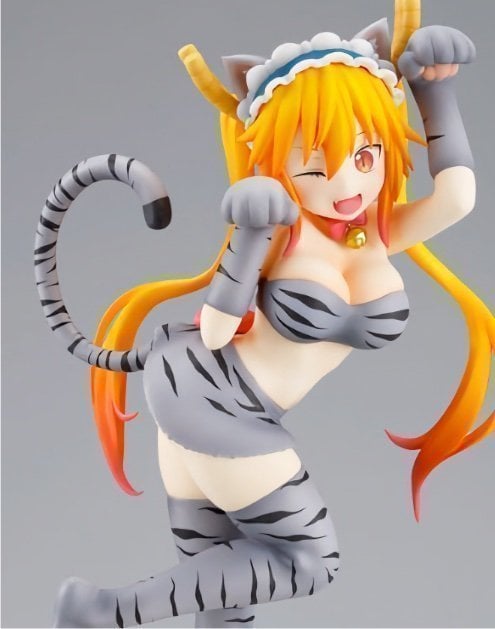 Sol International Miss Kobayashi's Dragon Maid Torhu Cat Dragon Figure Front Cropped View