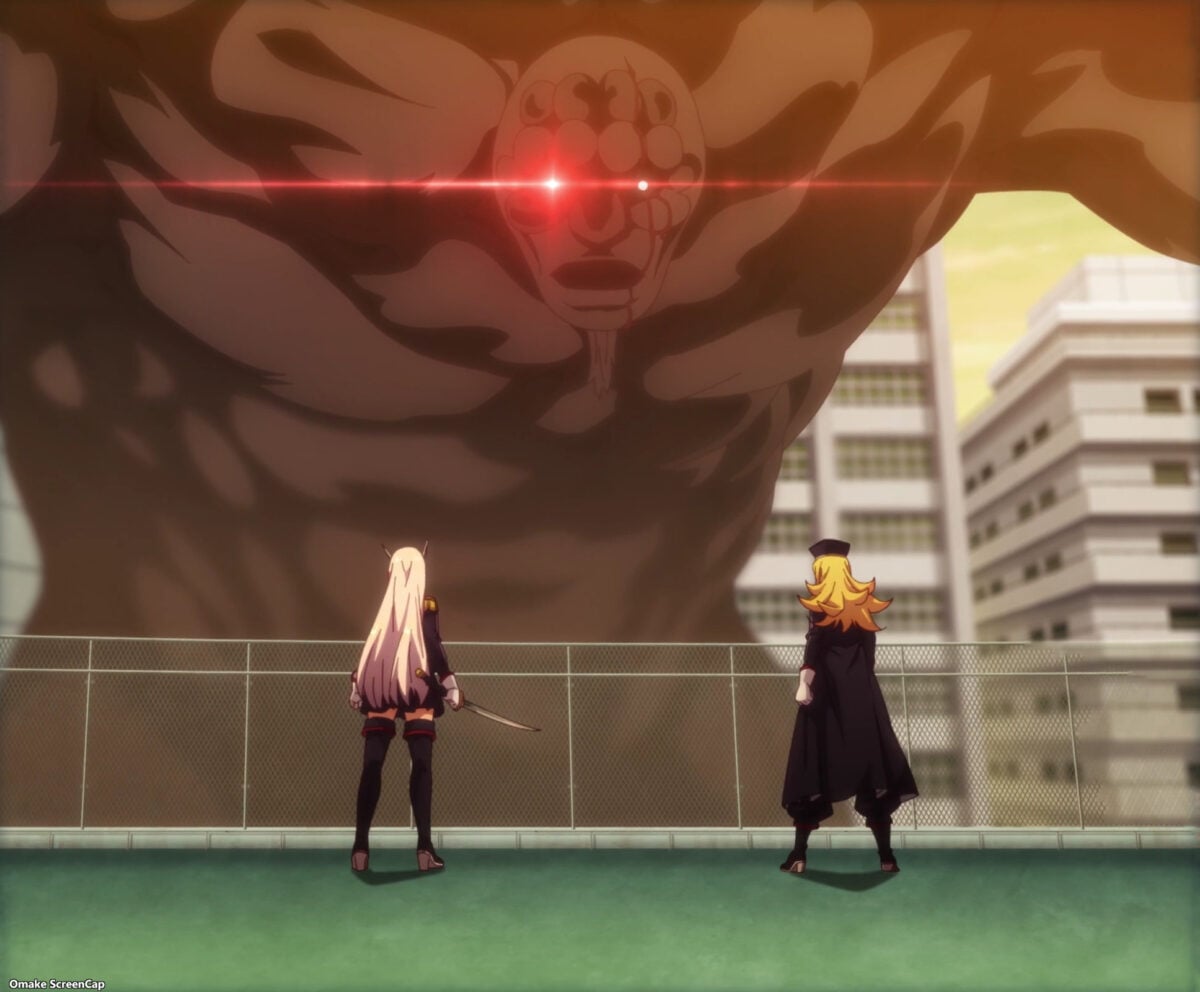 Chained Soldier S2 Episode 9 Giant Shuuki Against Kyouka Mira
