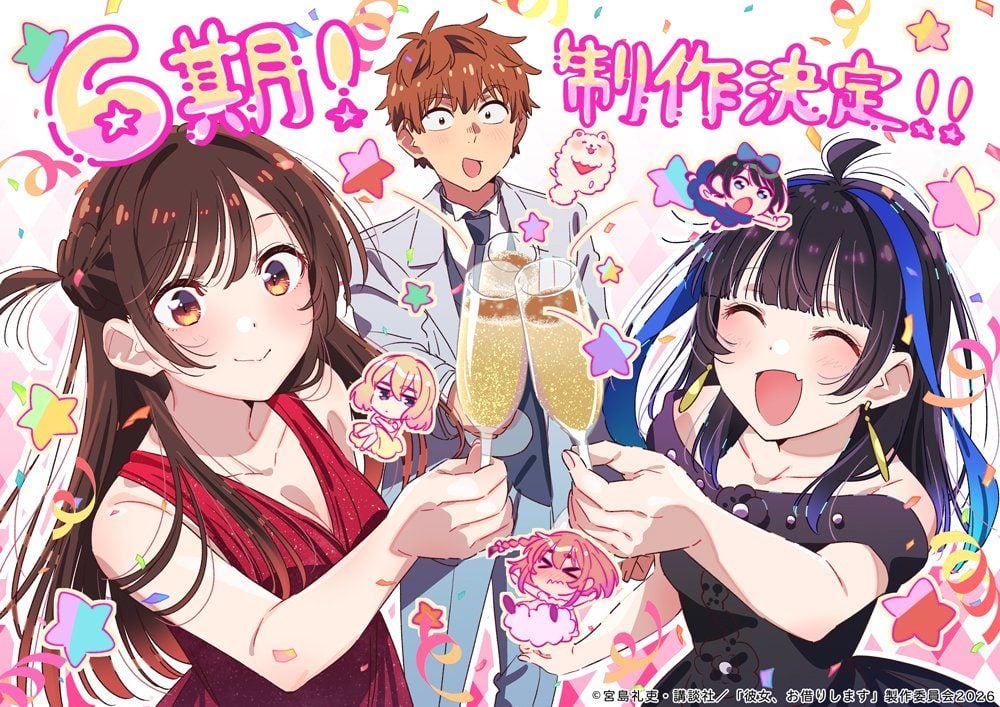 Rent A Girlfriend Season 6 Celebratory Visual